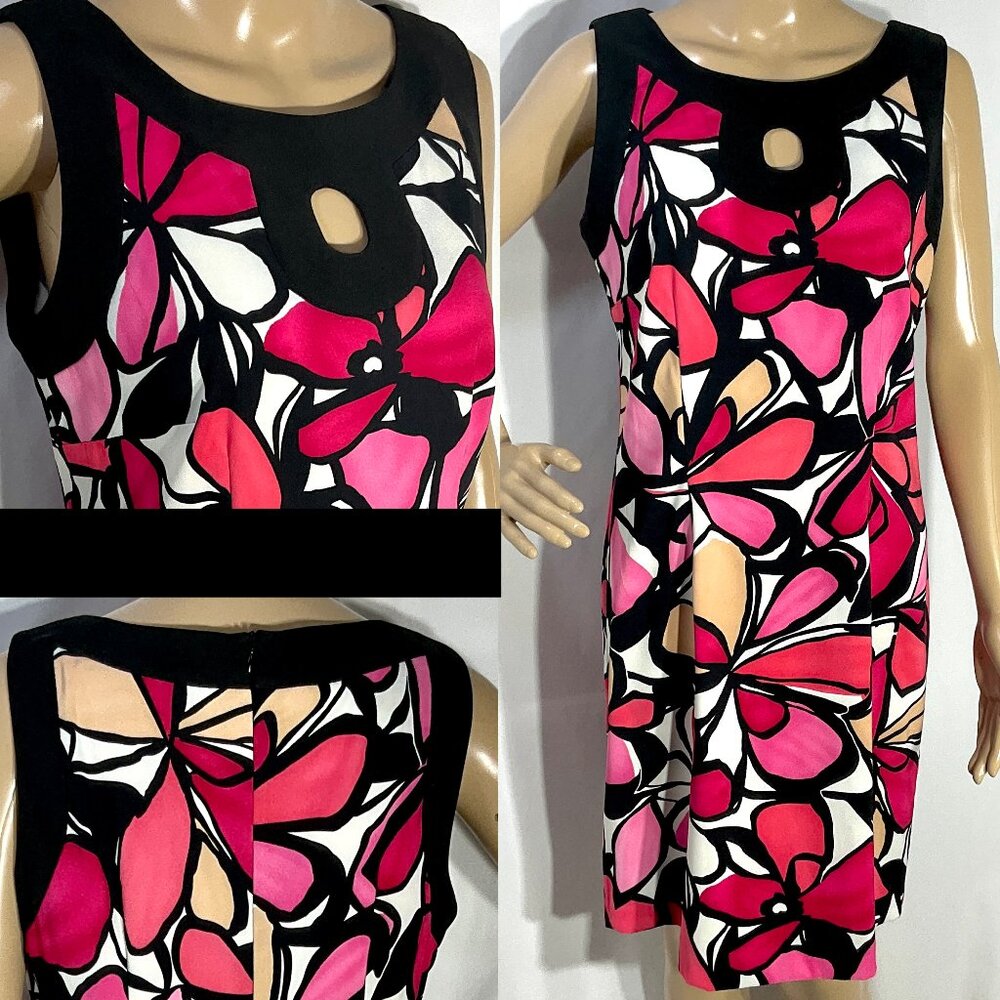 Jessica Howard Sz 10 Sheath Knee Length Dress